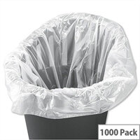 5 Star Liners Swing Bin 40 Litre Capacity White Pack 1000 5 Star Liners Swing Bin 40 Litre Capacity White Pack 1000
