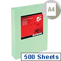 A4 Medium Green Coloured Paper Multifunctional Ream-Wrapped 80gsm 500 Sheets 5 Star A4 Medium Green Coloured Paper Multifunctional Ream-Wrapped 80gsm 500 Sheets 5 Star