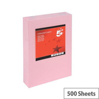 5 Star Light Pink A3 Paper Multifunctional Ream-Wrapped 80gsm 500 Sheets 5 Star Light Pink A3 Paper Multifunctional Ream-Wrapped 80gsm 500 Sheets