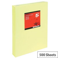 5 Star Light Yellow A3 Paper Ream-Wrapped 80gsm 500 Sheets 5 Star Light Yellow A3 Paper Ream-Wrapped 80gsm 500 Sheets