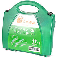 5 Star Traditional Green Box HS1 First-Aid Kit 1-10 Person 5 Star Traditional Green Box HS1 First-Aid Kit 1-10 Person