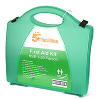 5 Star Traditional Green Box HS3 First-Aid Kit 1-50 Person 5 Star Traditional Green Box HS3 First-Aid Kit 1-50 Person