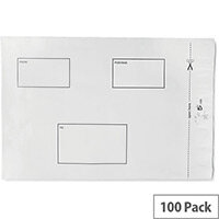 5 Star Elite DX Bags Self Seal Waterproof 250x320mm White Pack 100 5 Star Elite DX Bags Self Seal Waterproof 250x320mm White Pack 100