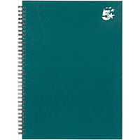 5 Star Office Twinbound Hardback A4 140Pg Teal Ref 943474 [Pack 5]