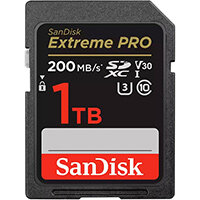 SanDisk Extreme PRO 1000 GB SDXC Class 10
