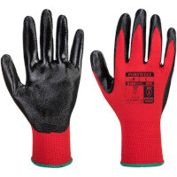 Portwest A310 Flexo Grip Glove - Red & Black, XL, Extra Protection