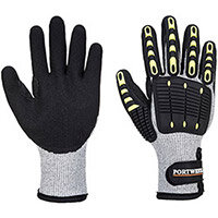 Portwest A729 TPV Impact Therm Cut Glove Grey & Black 3XL