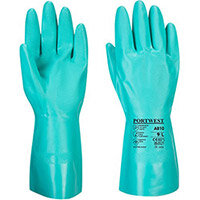 Portwest A810 Nitrosafe Chemical Gauntlet Green XL