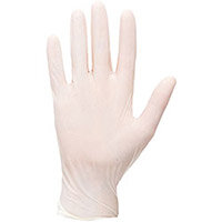 Portwest A910 Pack of 100 Latex Gloves Powdered White Medium