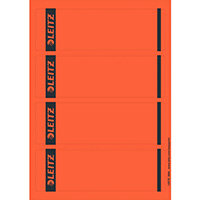 Leitz PC Printable Spine Labels for Standard Lever Arch Files Laser Short Wide Red 25 A4 Sheets - 4 Labels per Sheet 100 Labels Leitz PC Printable Spine Labels for Standard Lever Arch Files Laser Short Wide Red 25 A4 Sheets - 4 Labels per Sheet 100 Labels