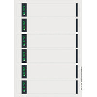 Leitz PC Printable Spine Labels for Standard Lever Arch Files Laser Grey Short Small 100 A4 Sheets - 6 Labels per Sheet 600 Labels Leitz PC Printable Spine Labels for Standard Lever Arch Files Laser Grey Short Small 100 A4 Sheets - 6 Labels per Sheet 600 Labels