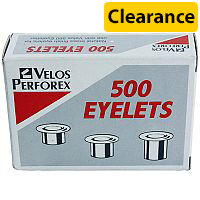 Rexel Eyelets Punching Bolts Brass 4.7mm Diameter 4.2mm Length (Box of 500) Pack 10 20320051