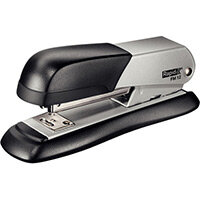 Rapid Desktop Metal Halfstrip Stapler FM12 Silver Rapid Desktop Metal Halfstrip Stapler FM12 Silver