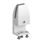 Acrylic Fixed Desktop Screen Brackets - White (single)