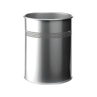 Durable Round Silver Bin 15 Litres 3300/23
