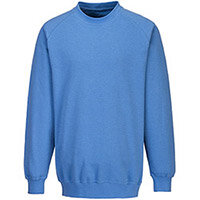 Portwest AS24 Antistatic ESD Sweatshirt Hamilton Blue Medium