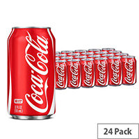 Coca-Cola Original Classic Coke Soft Drinks 330ml Can - Pack of 24, Ideal For Any Home, Office, Shop, Canteen & More! Coca-Cola Original Classic Coke Soft Drinks 330ml Can - Pack of 24, Ideal For Any Home, Office, Shop, Canteen & More!
