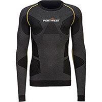 Portwest B173 Dynamic Air Baselayer Top Charcoal Large