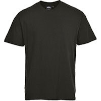 Portwest B195 Turin Premium T-Shirt Black Size 5XL Regular Fit