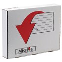 Missive Value Garment Mailing Boxes 345x445x77mm White Pack of 20 Missive Value Garment Mailing Boxes 345x445x77mm White Pack of 20