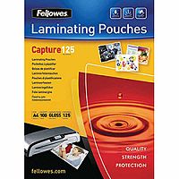 Fellowes A5 Capture Laminating Pouches 250 Micron Pack of 100