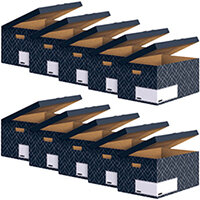 Bankers Box Flip Top Box Grey Pack of 5 Buy 1 Get 1 Free 4483601 Bankers Box Flip Top Box Grey Pack of 5 Buy 1 Get 1 Free 4483601