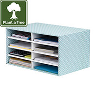 Fellowes Bankers Box Desktop Sorter Green and White Pack 1 4472601 Fellowes Bankers Box Desktop Sorter Green and White Pack 1 4472601