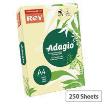 Adagio A4 Pastel Canary Coloured Card 160gsm (Pack of 250) Adagio A4 Pastel Canary Coloured Card 160gsm (Pack of 250)