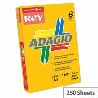 Adagio Intense Orange A4 Card Paper 160gsm Pack of 250 Adagio Intense Orange A4 Card Paper 160gsm Pack of 250