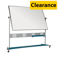 Bi-Office Evo Magnetic Mobile Whiteboard 1200x900mm QR5203BU