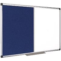 Bi-Office Combination Magnetic and Felt Board 1200x900mm