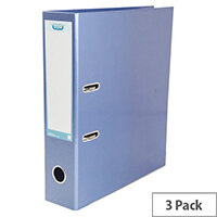 ELBA Classy Lever Arch A4 Met Blue Pack of 3 BX810423 ELBA Classy Lever Arch A4 Met Blue Pack of 3 BX810423