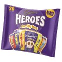 Cadburys Favourites Heroes Variety Chocolates Treatsize Bags 20 Bars per Pack Cadburys Favourites Heroes Variety Chocolates Treatsize Bags 20 Bars per Pack