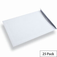 Plus Fabric C4 White 120gsm Envelopes Pocket Retail Pack Peel and Seal (Pack of 25) Plus Fabric C4 White 120gsm Envelopes Pocket Retail Pack Peel and Seal (Pack of 25)