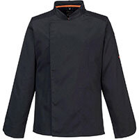 Portwest C846 Stretch Mesh Air Pro Long Sleeve Jacket Black Size S Regular Fit