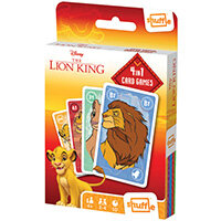 Shuffle Disney Lion King 4-in-1 Card Game Pack of 12 108548998 Shuffle Disney Lion King 4-in-1 Card Game Pack of 12 108548998