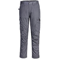 Portwest CD881 WX2 Eco Stretch Trade Trousers Metal Grey Size 32 Regular Fit