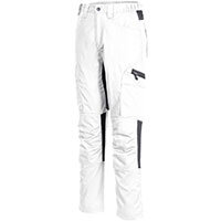 Portwest CD881 WX2 Eco Stretch Trade Trousers White Size 34 Regular Fit