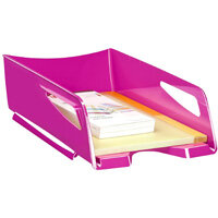 CEP Maxi Gloss Letter Tray Pink 1002200371 CEP Maxi Gloss Letter Tray Pink 1002200371