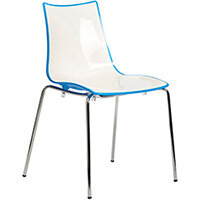 Gecko Blue Shell Canteen & Breakout Stacking Chair with Anthracite Legs Gecko Blue Shell Canteen & Breakout Stacking Chair with Anthracite Legs