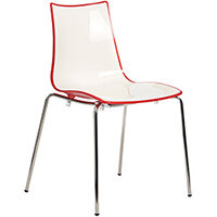 Gecko Red Shell Canteen & Breakout Stacking Chair with Anthracite Legs Gecko Red Shell Canteen & Breakout Stacking Chair with Anthracite Legs