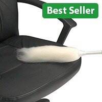 White 24-Inch Flick Duster - Effective Dust Removal Tool for Large Surfaces