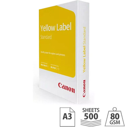 Canon A3 80gsm White Multifunctional Printer Paper Ream of 500 Sheets