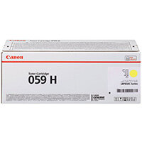 Canon 059H Yellow High Yield Laser Toner Cartridge 3624C001