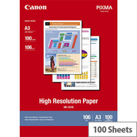 Canon A3 High Resolution Inkjet Printer Paper 106gsm (Pack of 100) Canon A3 High Resolution Inkjet Printer Paper 106gsm (Pack of 100)