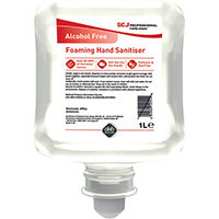 Deb Alcohol Free Foam Hand Sanitiser Cartridge 1 Litre AFHS1L Deb Alcohol Free Foam Hand Sanitiser Cartridge 1 Litre AFHS1L