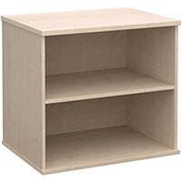 Deluxe desk high bookcase 600mm deep - maple Deluxe desk high bookcase 600mm deep - maple