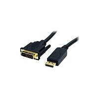 StarTech 6 ft DisplayPort to DVI Cable M/M DisplayPort Male Digital Audio/Video DVI-D (Single-Link) Male Digital Video 6ft Black