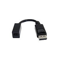 StarTech 6in DisplayPort to Mini DisplayPort Video Cable Adapter M/F DisplayPort Male Digital Audio/Video Mini DisplayPort Female Digital Audio/Video 6 Black