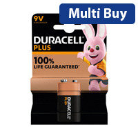 Duracell Plus 9V Alkaline Battery - Power for Everyday Devices, Single-Pack